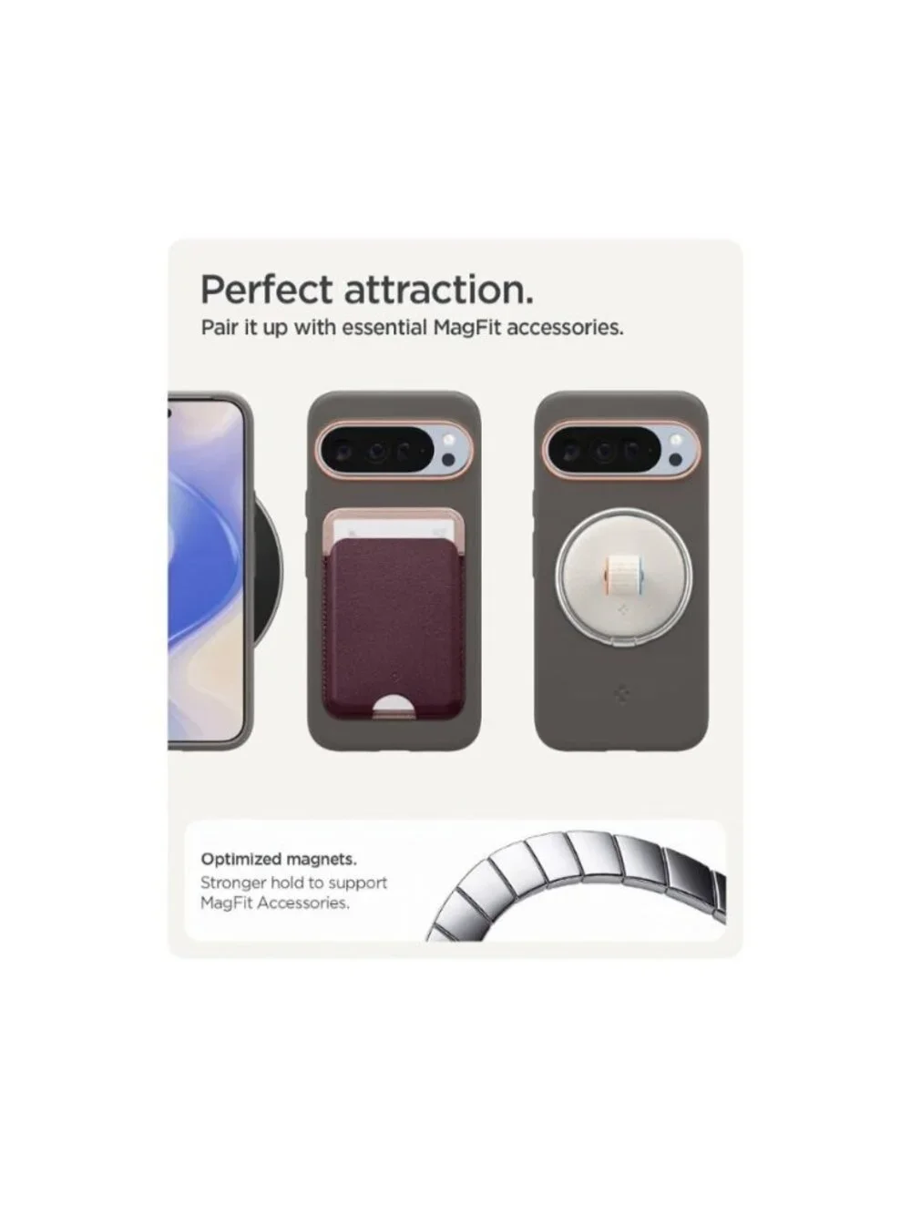 Spigen Nano Pop MagFit For Google Pixel 10/10 Pro Case Papaya Gray MagSafe